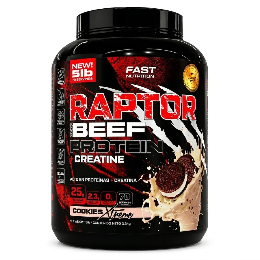 Raptor Beef Protein + Creatina